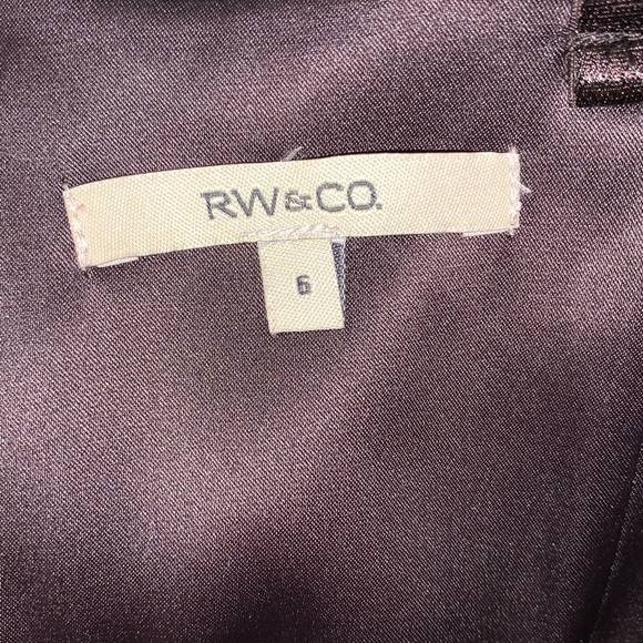 RW&CO strapless brown mini dress size 6 - Picture 9 of 11